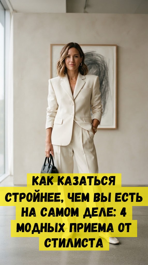 Как казаться стройнее, чем вы есть на самом деле: 4 модных приема от стилиста
