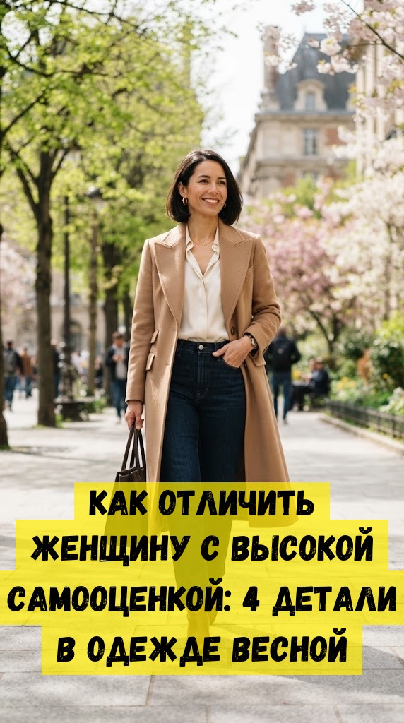 Как отличить женщину с высокой самооценкой: 4 детали в одежде весной