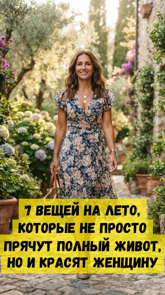 7 вещей на лето, которые не просто прячут полный живот, но и красят женщину