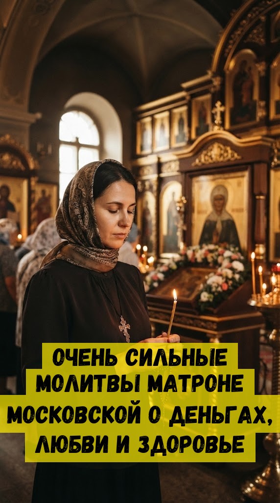 Очень сильные молитвы Матроне Московской о деньгах, любви и здоровье