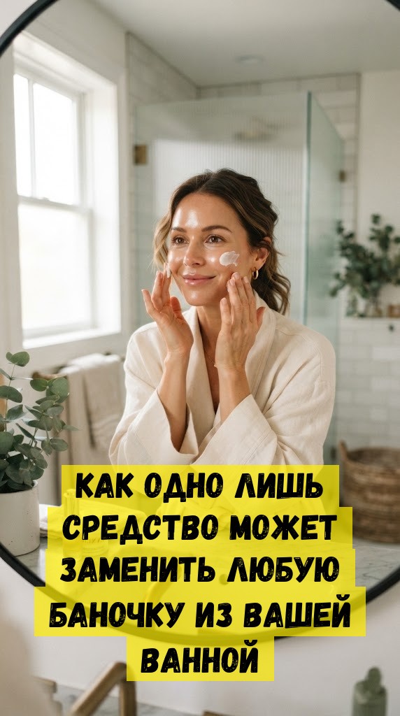 Как одно лишь средство может заменить любую баночку из вашей ванной