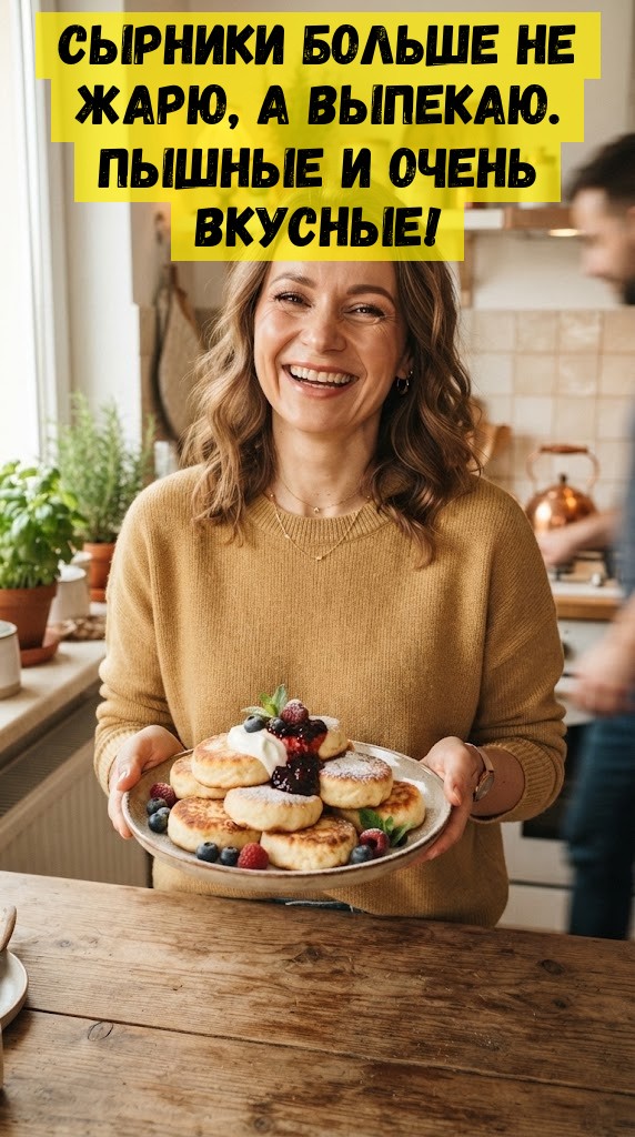 Сырники больше не жарю, а выпекаю. Пышные и очень вкусные! Сырники больше не жарю, а выпекаю. Пышные и очень вкусные!