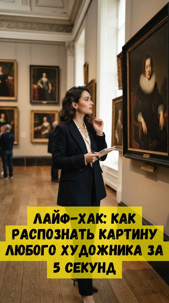 Лайф-хак: как распознать картину любого художника за 5 секунд