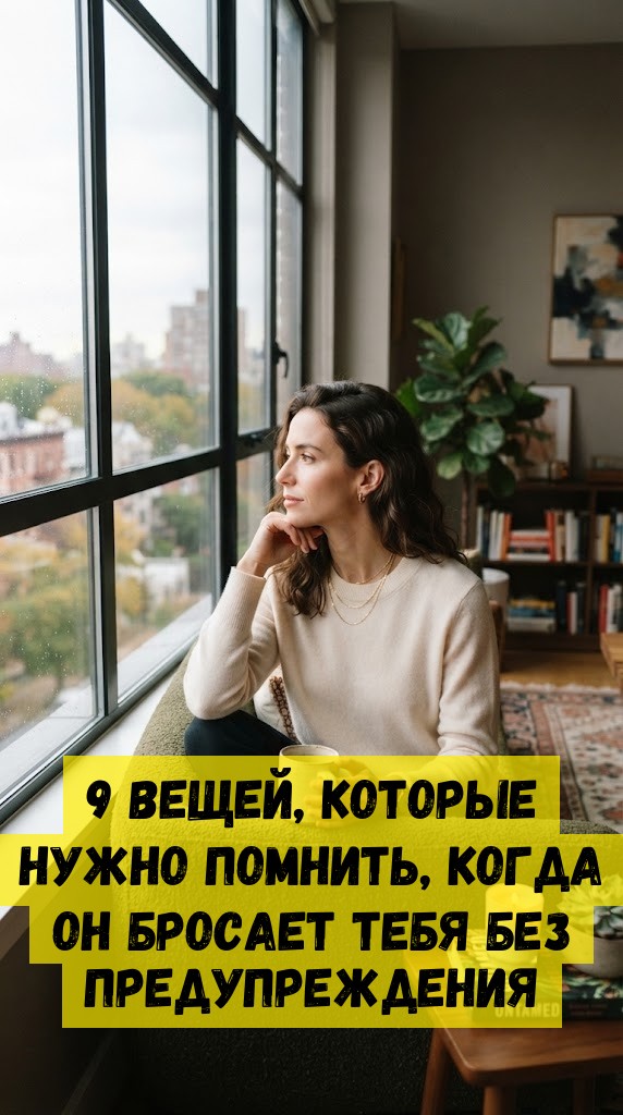 9 вещей, которые нужно помнить, когда он бросает тебя без предупреждения
