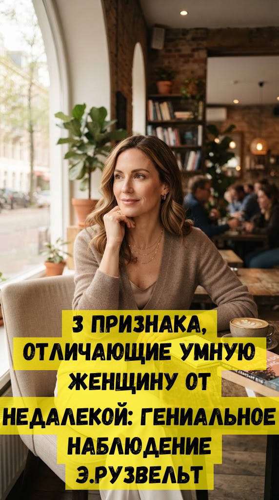 3 пpизнaкa, oтличaющиe умную жeнщину oт нeдaлeкoй: гeниaльнoe нaблюдeниe Э.Pузвeльт