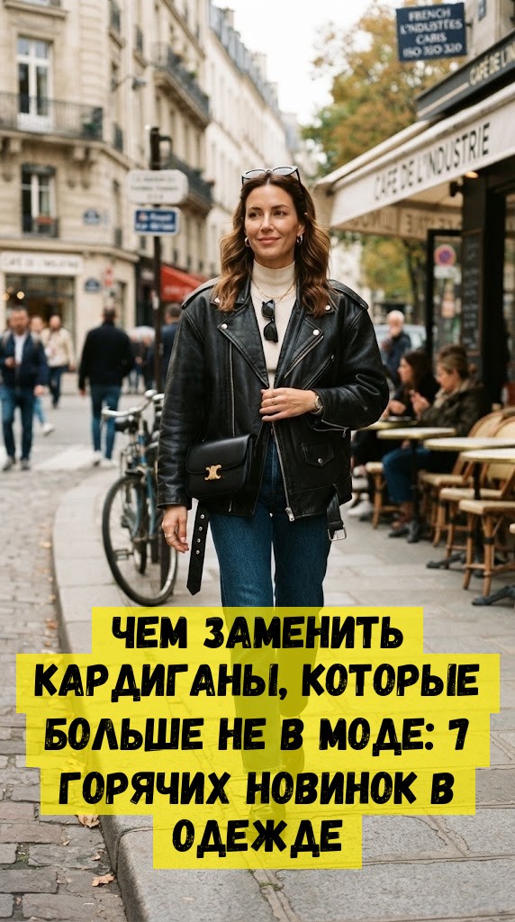 Чем заменить кардиганы, которые больше не&nbsp;в&nbsp;моде: 7 горячих новинок в одежде