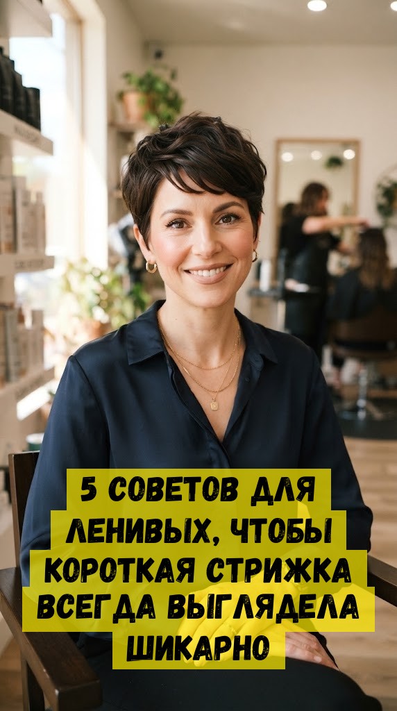5 советов для ленивых, чтобы короткая стрижка всегда выглядела шикарно