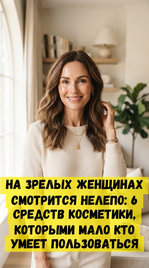 На зрелых женщинах смотрится нелепо: 6 средств косметики, которыми мало кто умеет пользоваться