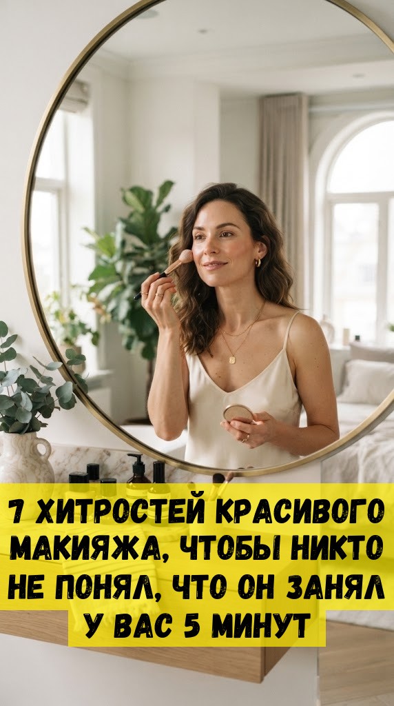7 хитростей красивого макияжа, чтобы никто не понял, что он занял у вас 5 минут