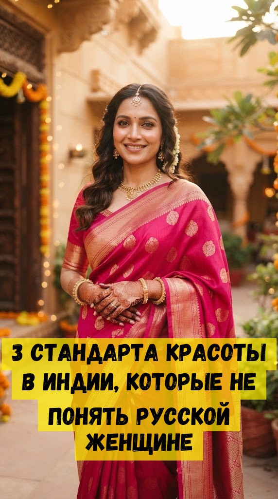 3 стандарта красоты в Индии, которые не понять русской женщине