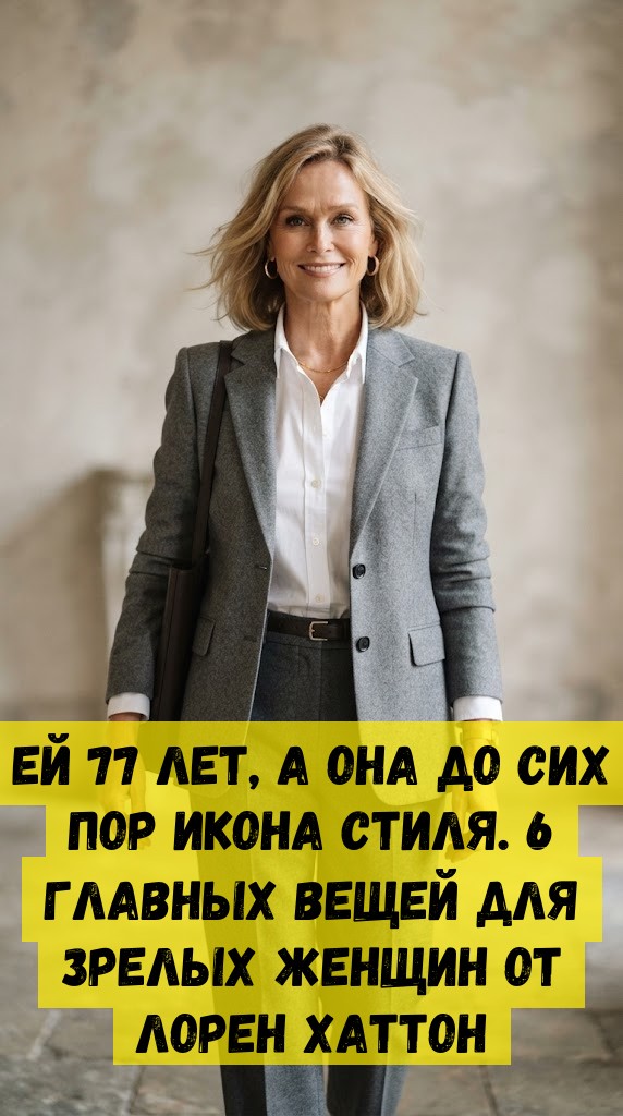Ей 77 лет, а она до сих пор икона стиля. 6 главных вещей для зрелых женщин от Лорен Хаттон