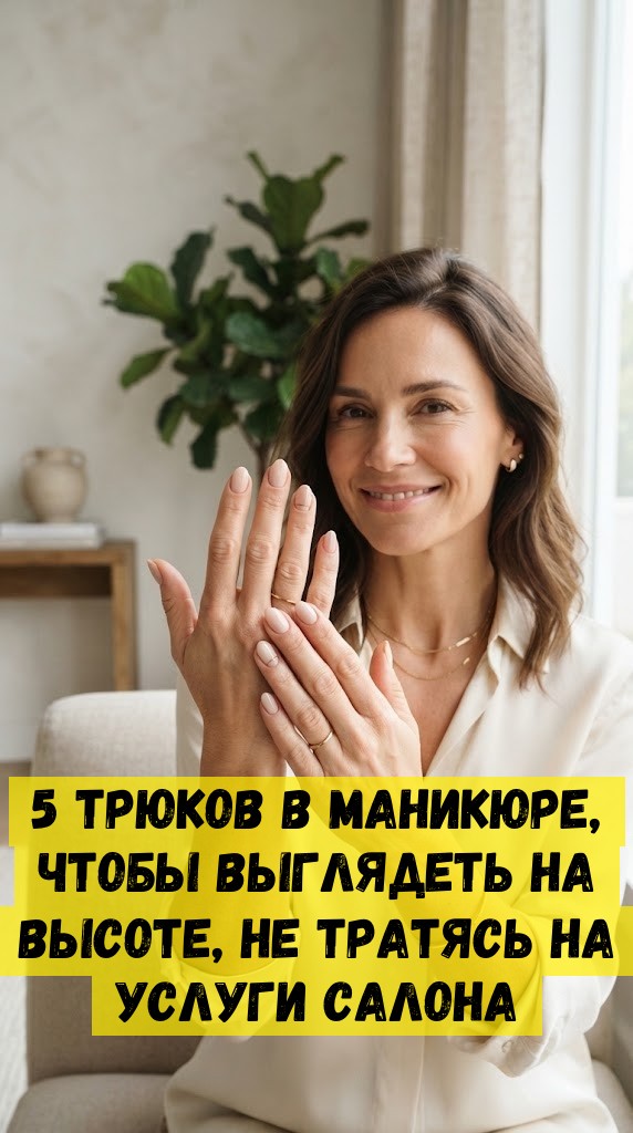5 трюков в маникюре, чтобы выглядеть на высоте, не тратясь на услуги салона