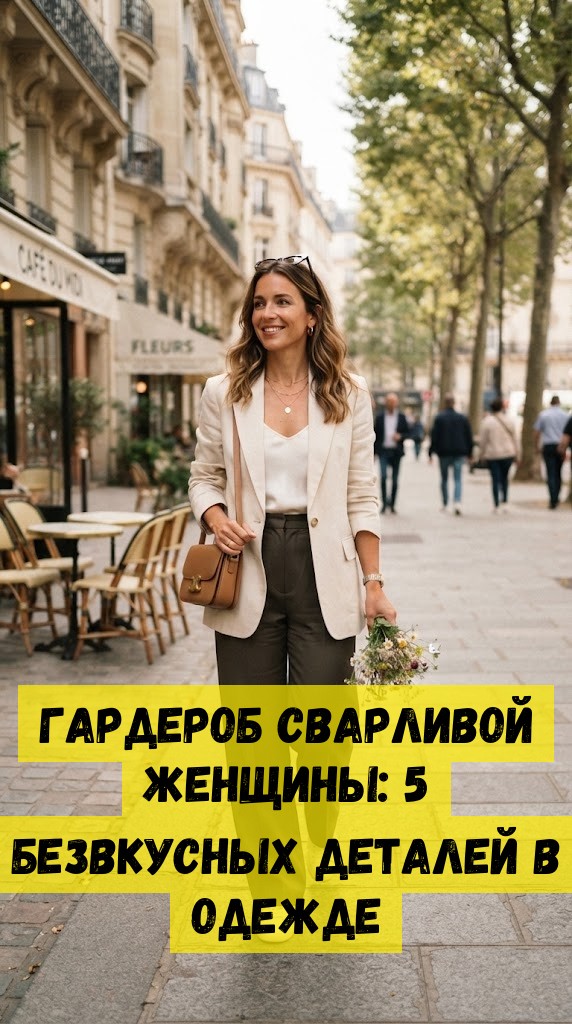 Гардероб сварливой женщины: 5 безвкусных деталей в одежде