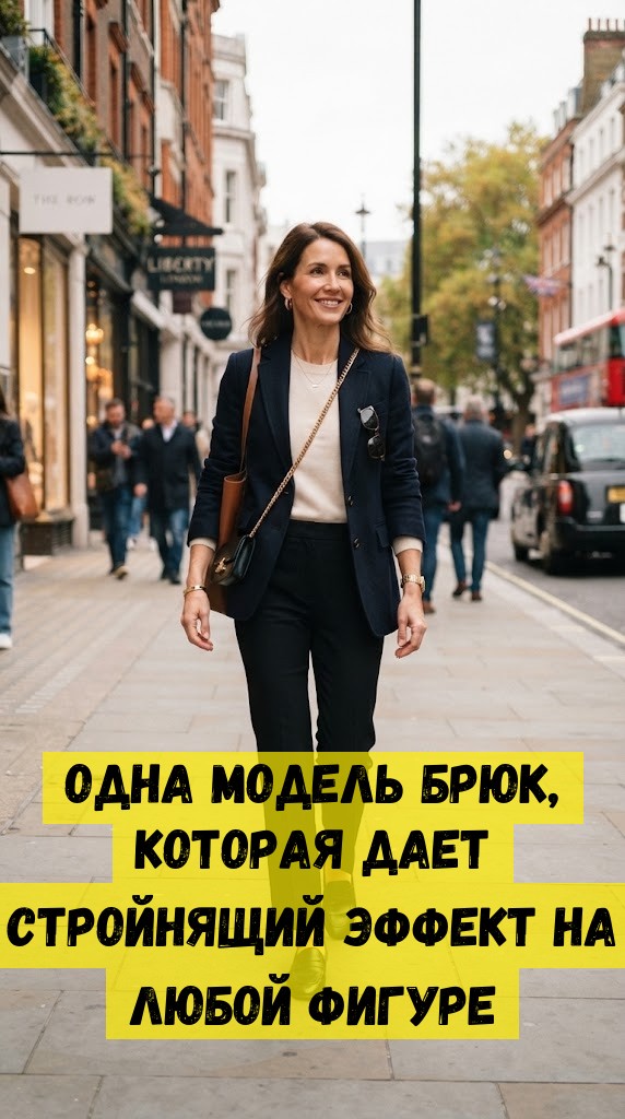 Одна модель брюк, которая дает стройнящий эффект на любой фигуре