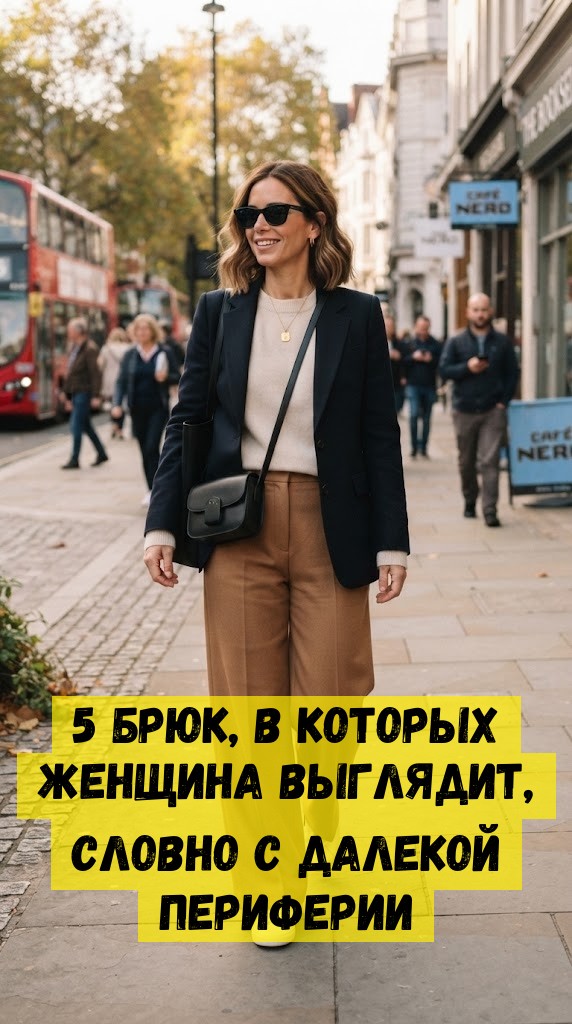 5 брюк, в которых женщина выглядит, словно с далекой периферии