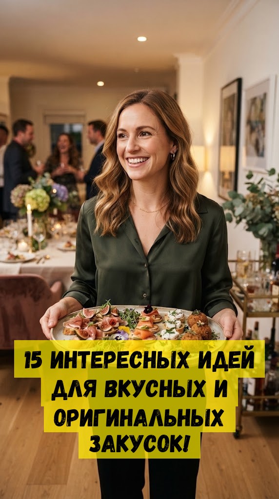 15 интересных идей для вкусных и оригинальных закусок!