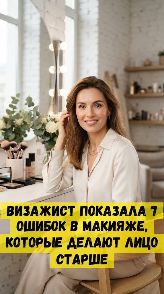 Визажист показала 7 ошибок в макияже, которые делают лицо старше