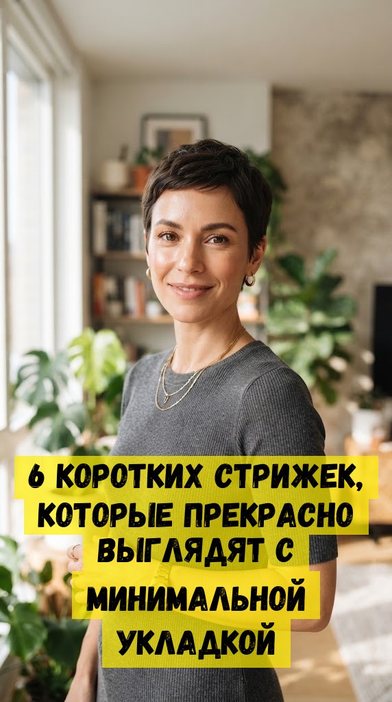 6 коротких стрижек, которые прекрасно выглядят с минимальной укладкой