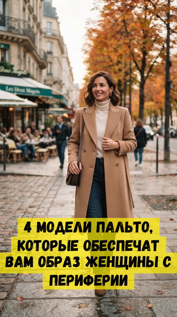 4 модели пальто, которые обеспечат вам образ женщины с периферии