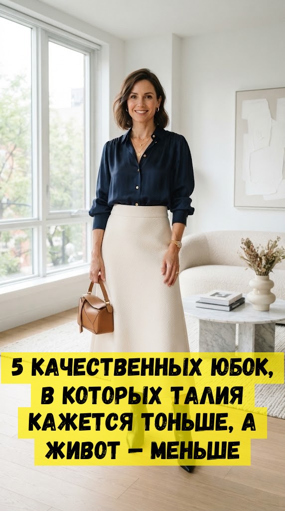 5 качественных юбок, в которых талия кажется тоньше, а живот &mdash; меньше