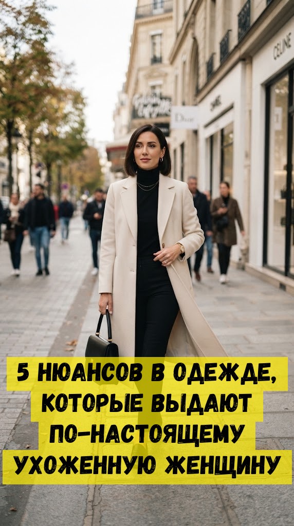 5 нюансов в одежде, которые выдают по-настоящему ухоженную женщину
