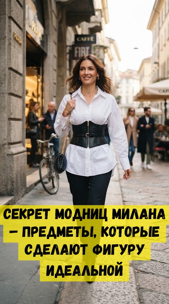 Секрет модниц Милана &ndash; предметы, которые сделают фигуру идеальной
