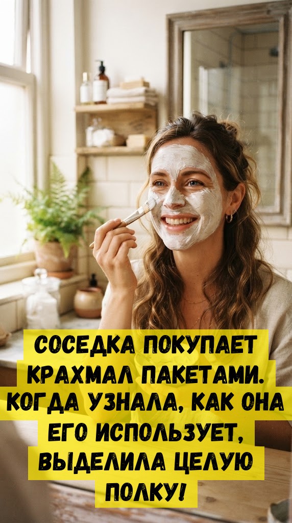 Соседка покупает крахмал пакетами. Когда узнала, как она его использует, выделила целую полку!