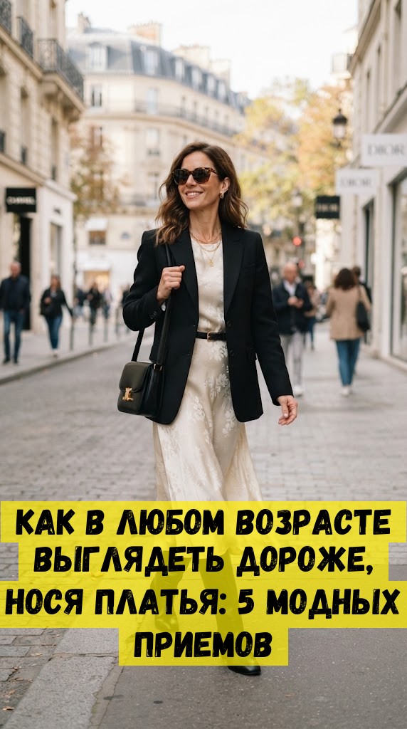 Как в любом возрасте выглядеть дороже, нося платья: 5 модных приемов