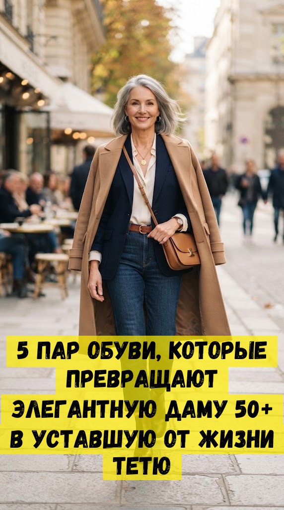 5 пар обуви, которые превращают элегантную даму 50+ в уставшую от жизни тетю