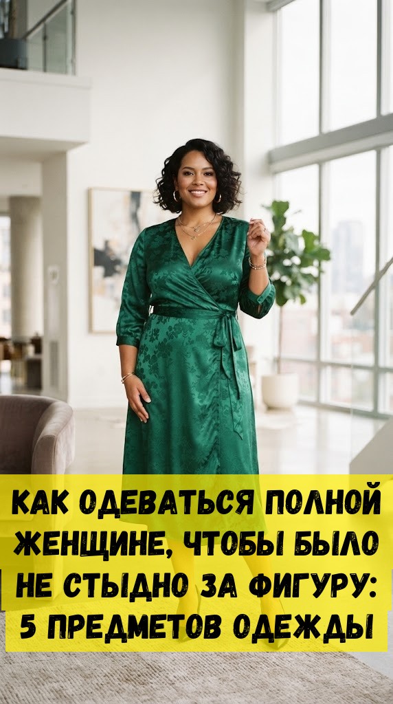 Как одеваться полной женщине, чтобы было не стыдно за фигуру: 5 предметов одежды