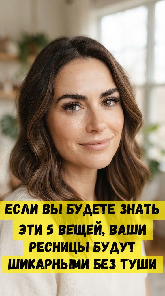 Если вы будете знать эти 5 вещей, ваши ресницы будут шикарными без туши