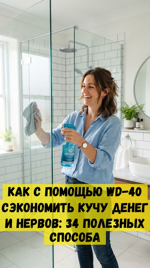 КАК С ПОМОЩЬЮ WD-40 СЭКОНОМИТЬ КУЧУ ДЕНЕГ И НЕРВОВ: 34 ПОЛЕЗНЫХ СПОСОБА