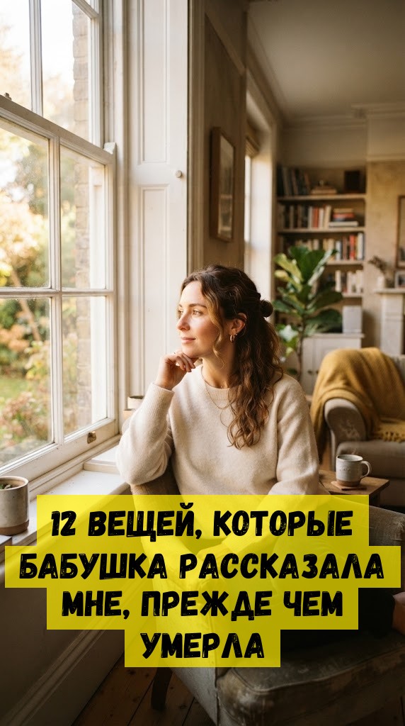 12 вещей, которые Бабушка рассказала мне, прежде чем умерла