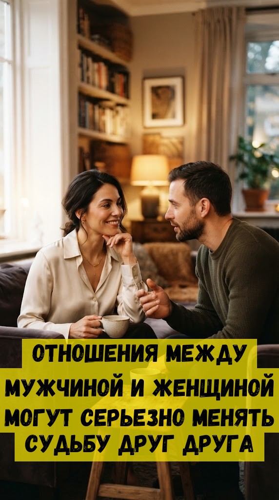 Отношения между мужчиной и женщиной могут серьезно менять судьбу друг друга
