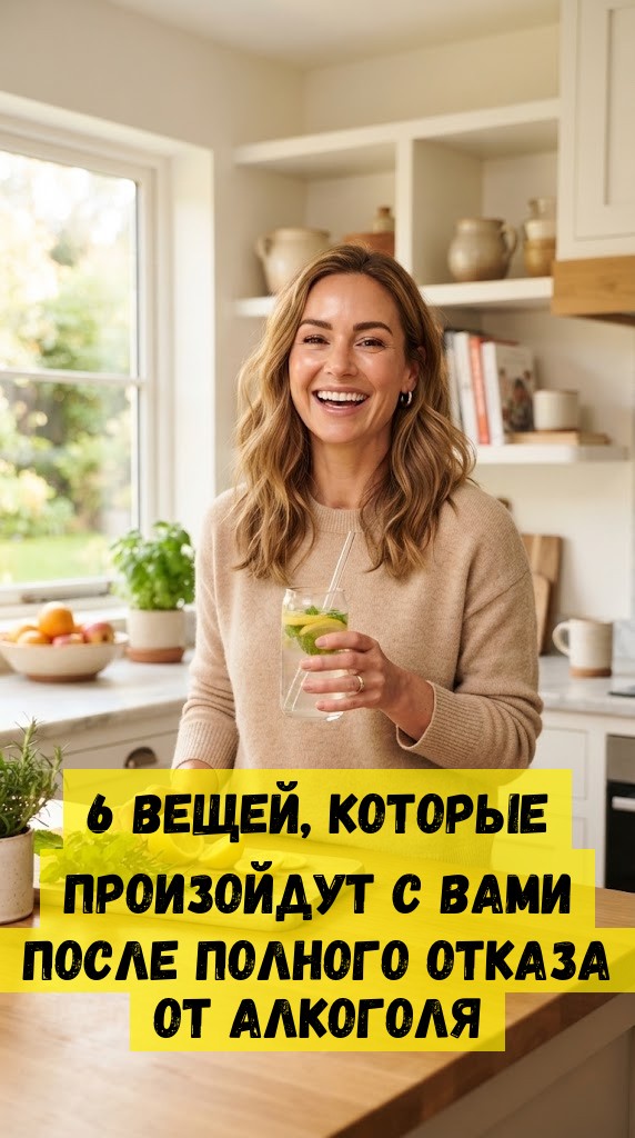 6 вещей, которые произойдут с вами после полного отказа от алкоголя