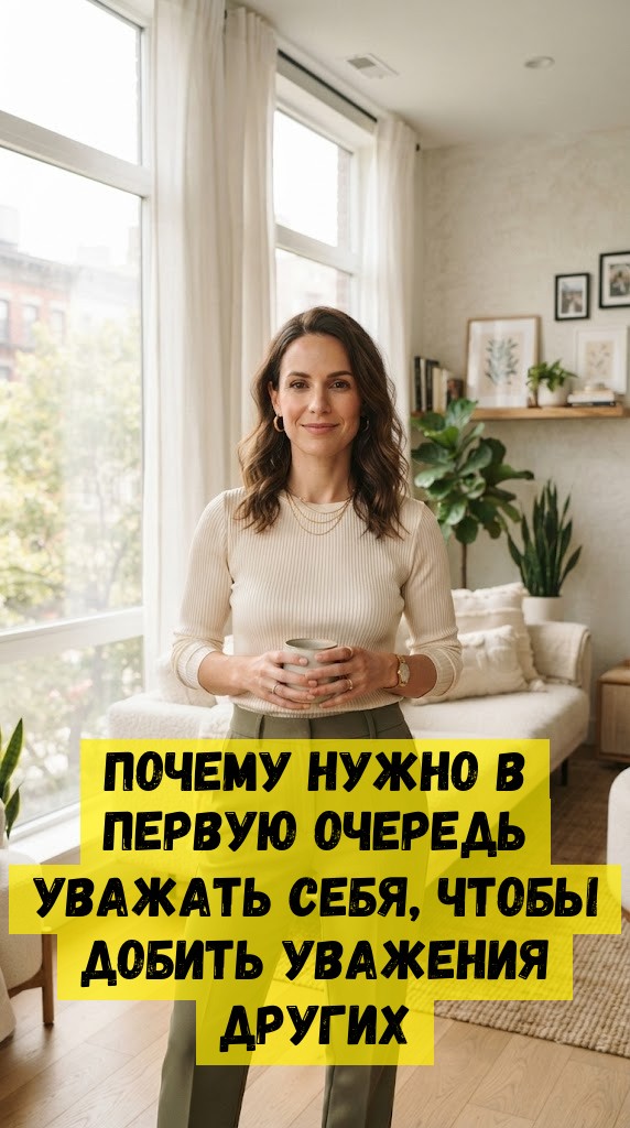 Почему нужно в первую очередь уважать себя, чтобы добить уважения других