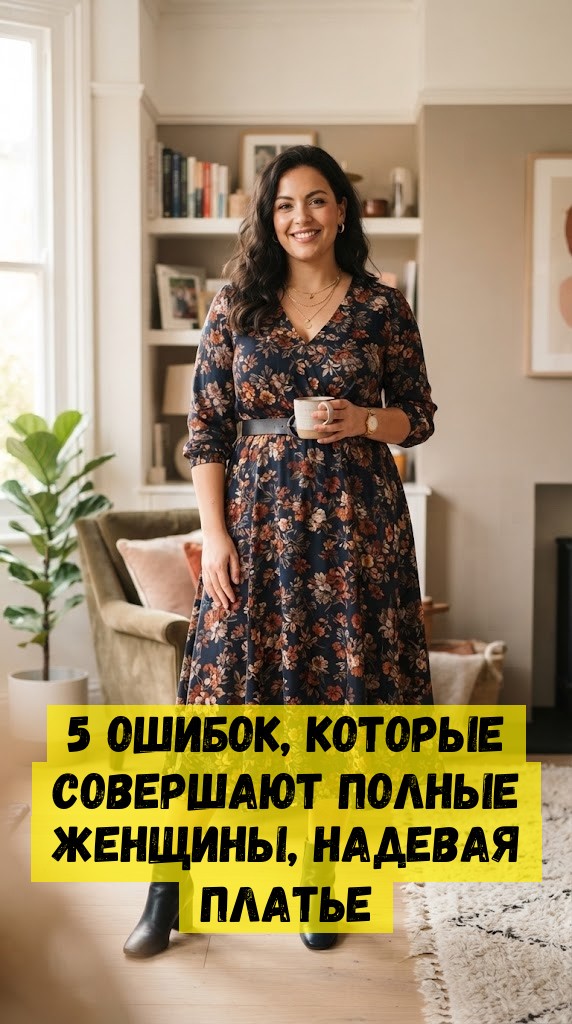5 ошибок, которые совершают полные женщины, надевая платье