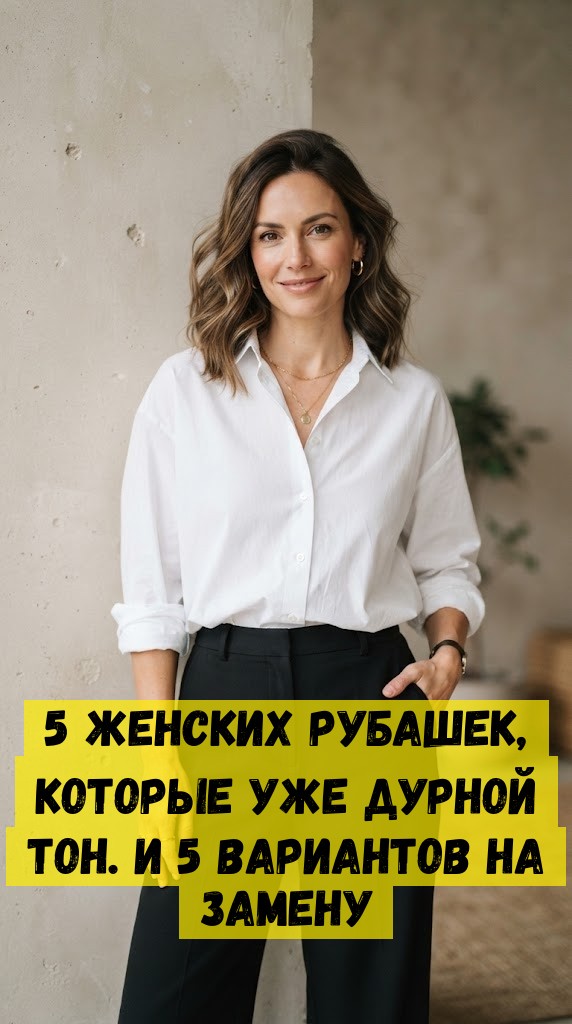 5 женских рубашек, которые уже дурной тон. И 5 вариантов на замену