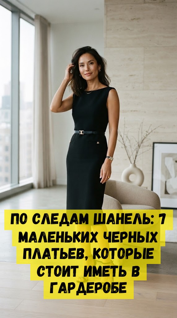По следам Шанель: 7 маленьких черных платьев, которые стоит иметь в гардеробе