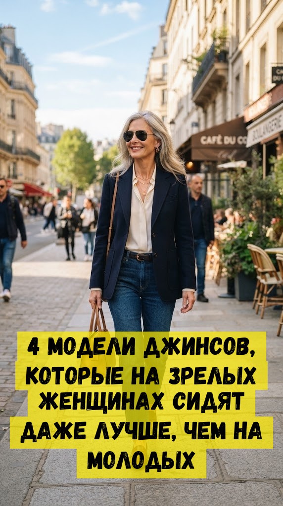 4 модели джинсов, которые на зрелых женщинах сидят даже лучше, чем на молодых