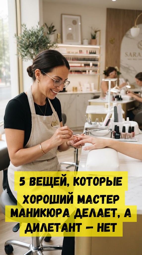 5 вещей, которые хороший мастер маникюра делает, а дилетант &mdash; нет