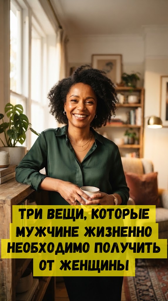 Три вещи, которые мужчине жизненно необходимо получить от женщины