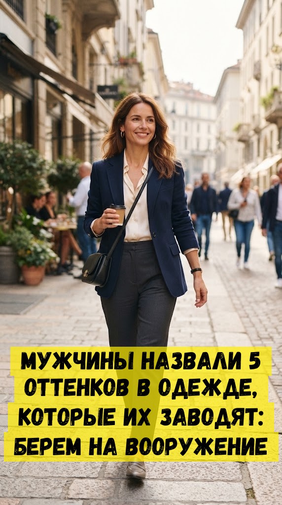 Мужчины назвали 5 оттенков в одежде, которые их заводят: берем на вооружение