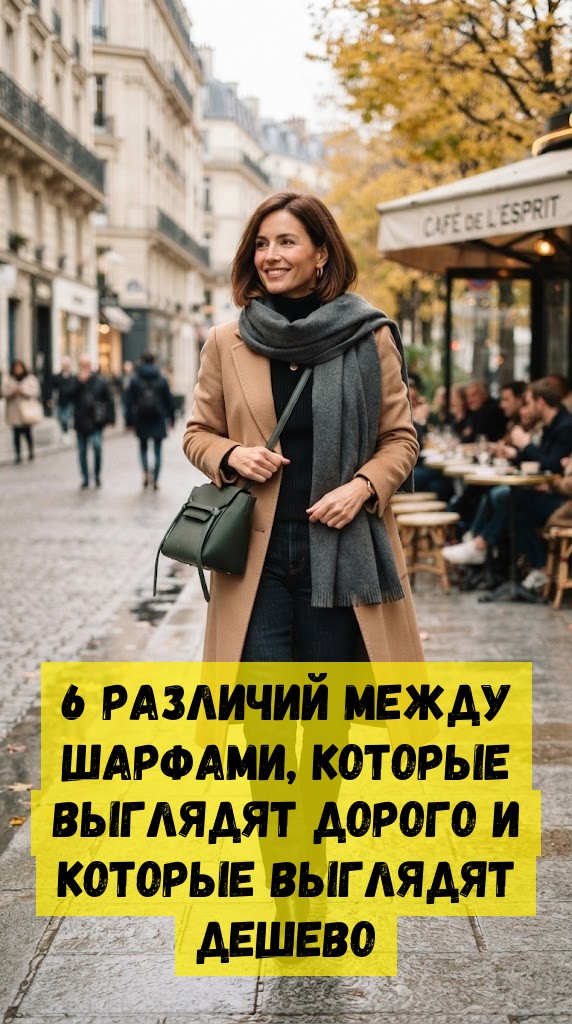6 различий между шарфами, которые выглядят дорого и которые выглядят дешево