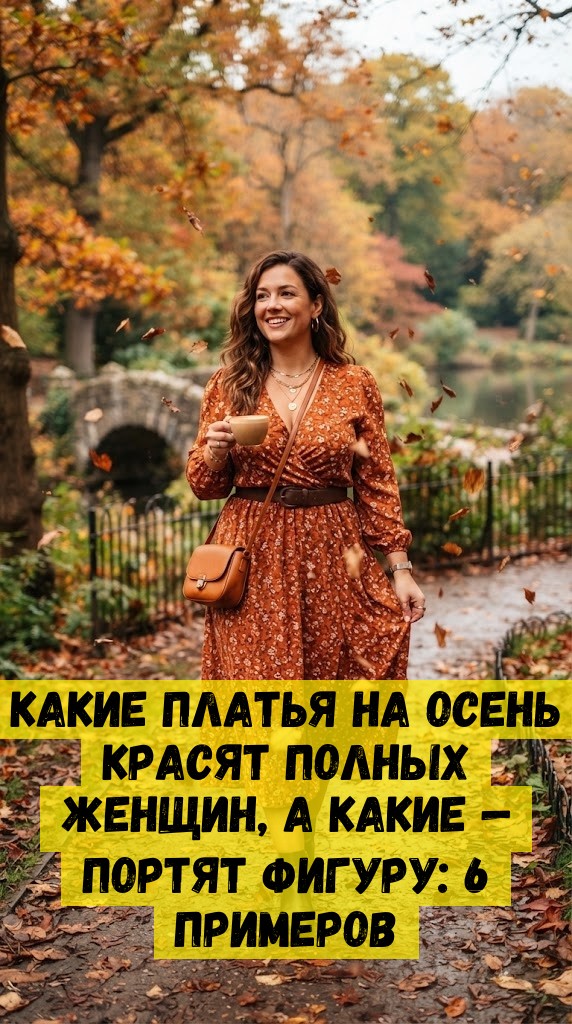 Какие платья на осень красят полных женщин, а какие — портят фигуру: 6 примеров Какие платья на осень красят полных женщин, а какие — портят фигуру: 6 примеров