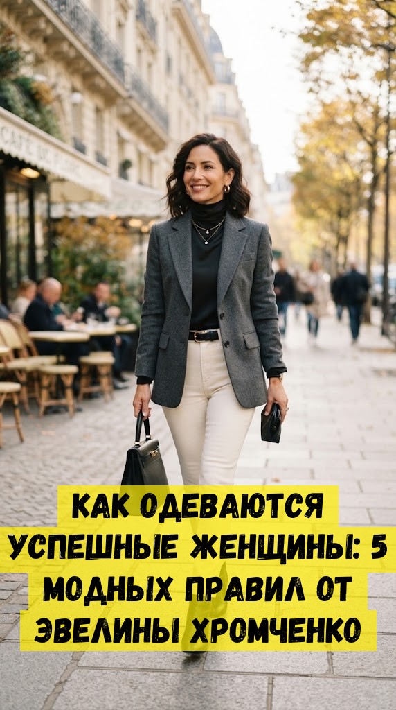 Как одеваются успешные женщины: 5 модных правил от Эвелины Хромченко