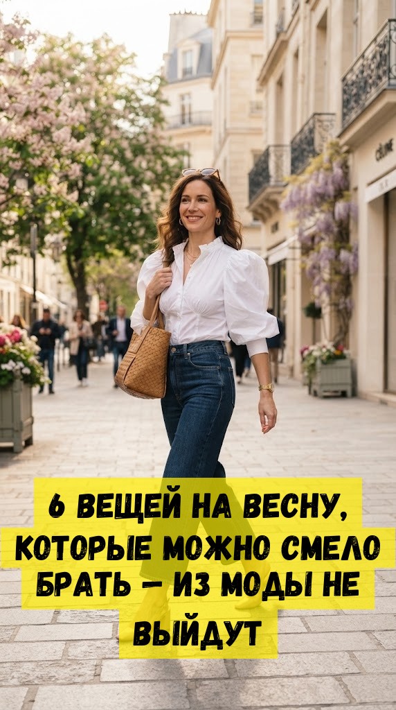 6 вещей на весну, которые можно смело брать &mdash; из моды не выйдут