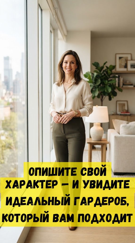 Опишите свой характер &mdash; и увидите идеальный гардероб, который вам подходит
