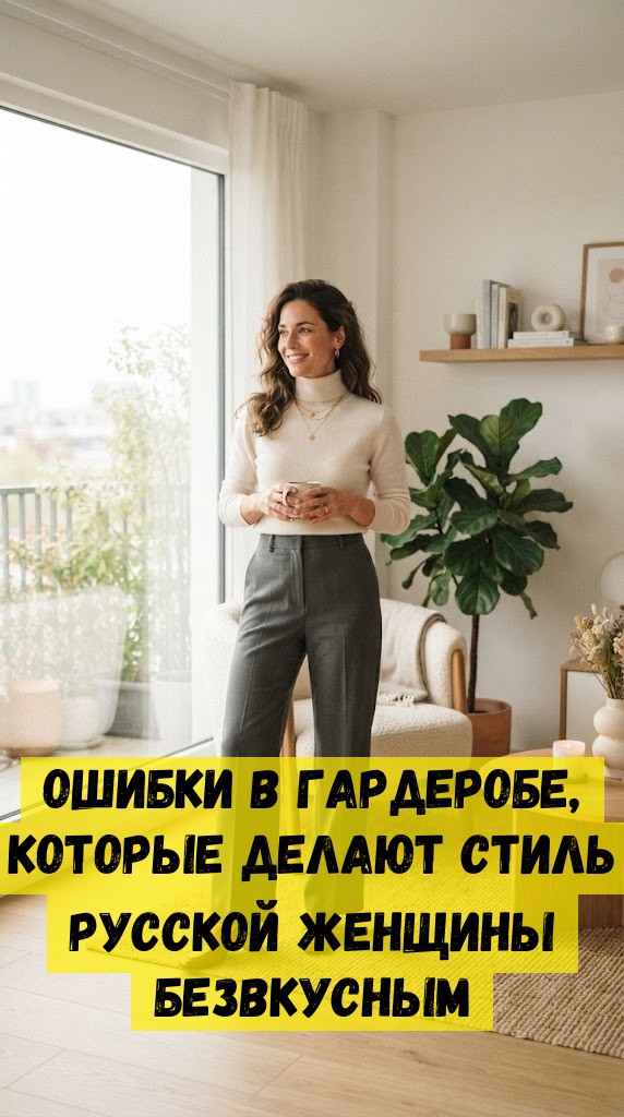 Ошибки в гардеробе, которые делают стиль русской женщины безвкусным