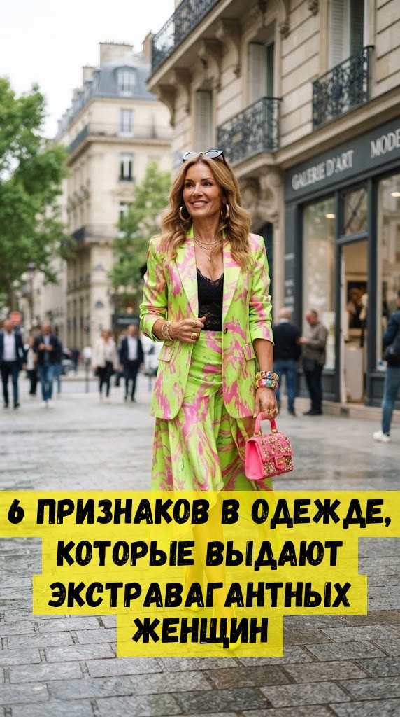 6 признаков в одежде, которые выдают экстравагантных женщин